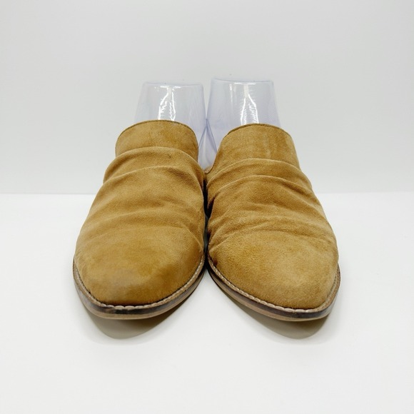 MUSSE & CLOUD Slip On Tan Suede Mules Coastal Cowgirl Western Boho 37 US 6.5-7 - Picture 3 of 8